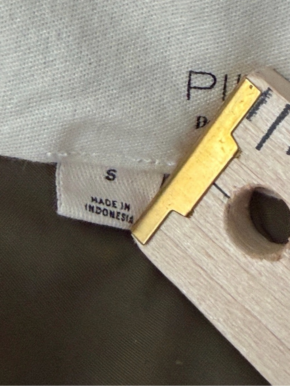 Anthropologie Pilcro Sherpa Fleece Jacket Small Cream Olive Colorblock Utility - Picture 12 of 15